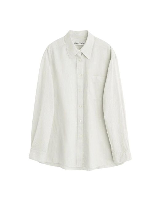 Our Legacy White Casual Shirts for men