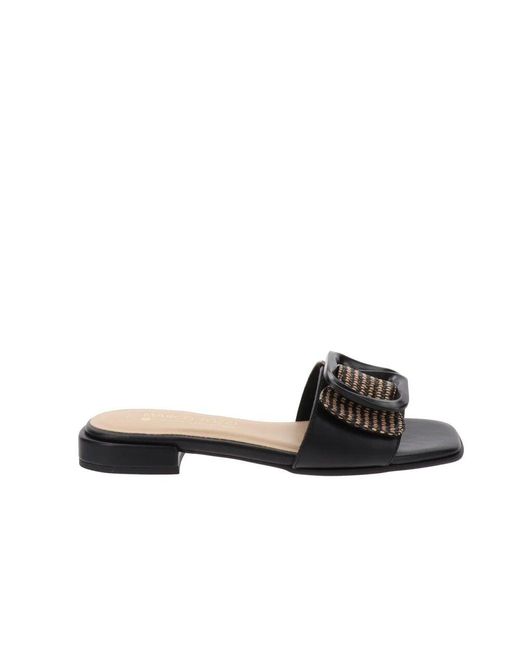 Marco Tozzi Black Sliders