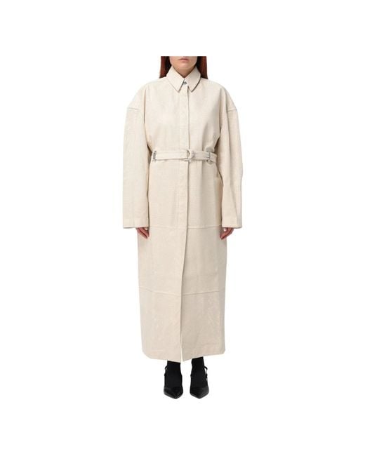 Sportmax Natural Trench Coats