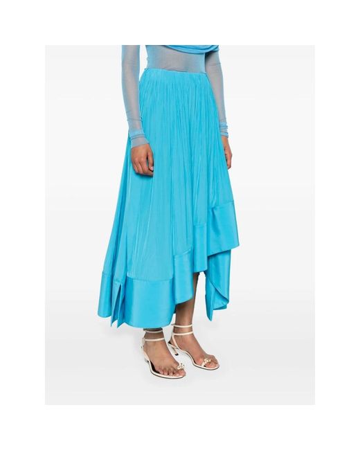 Lanvin Blue Midi skirts
