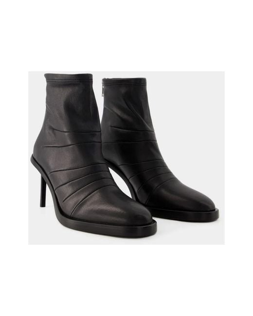 Ann Demeulemeester Black Heeled Boots