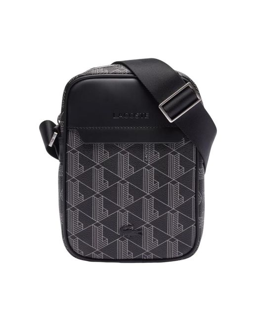 Lacoste Borsa A Tracolla Monogram in het Black