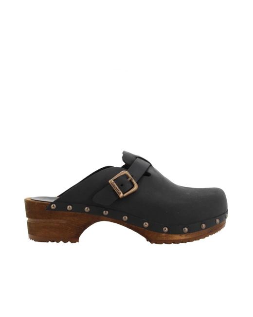 Shoes > flats > clogs Sanita en coloris Black