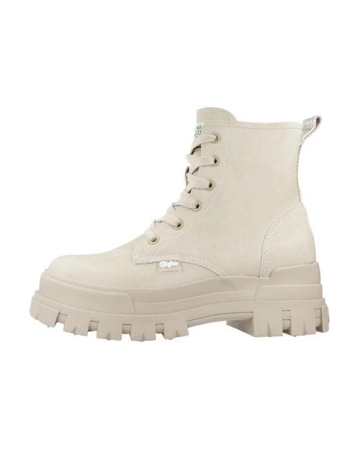 Lace-Up Boots Buffalo de color Natural