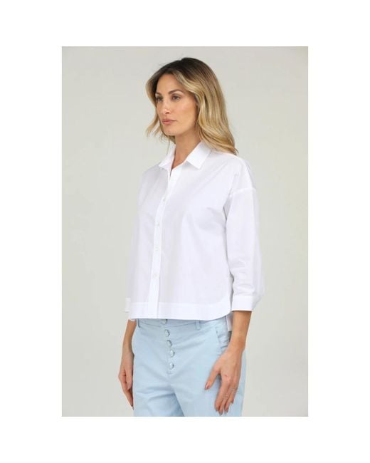 Blouses & shirts > shirts ROSSO35 en coloris White