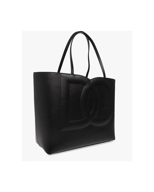 Dolce & Gabbana Black Einkaufstasche