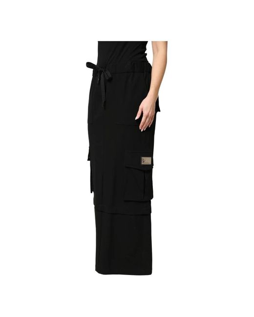Dolce & Gabbana Black Maxi Skirts