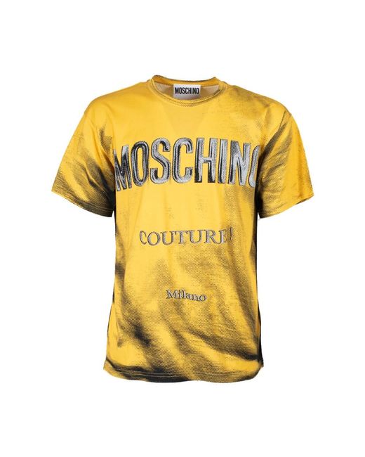 Moschino Yellow T-Shirts for men