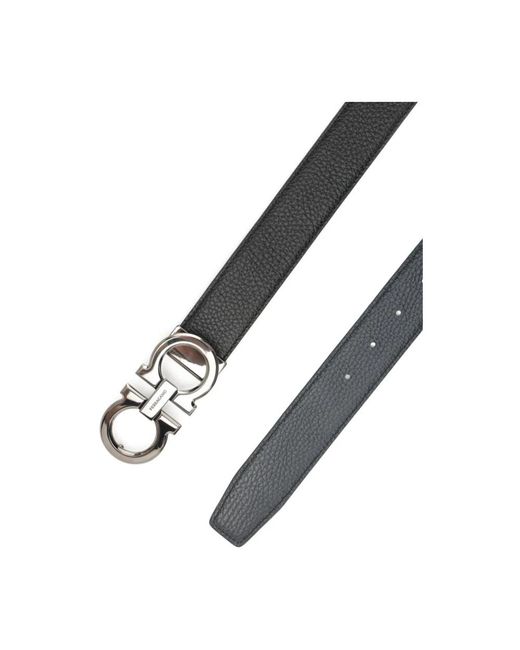Ferragamo Black Belts for men