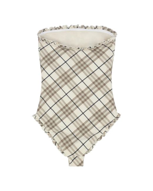 One-Piece Burberry de color Natural