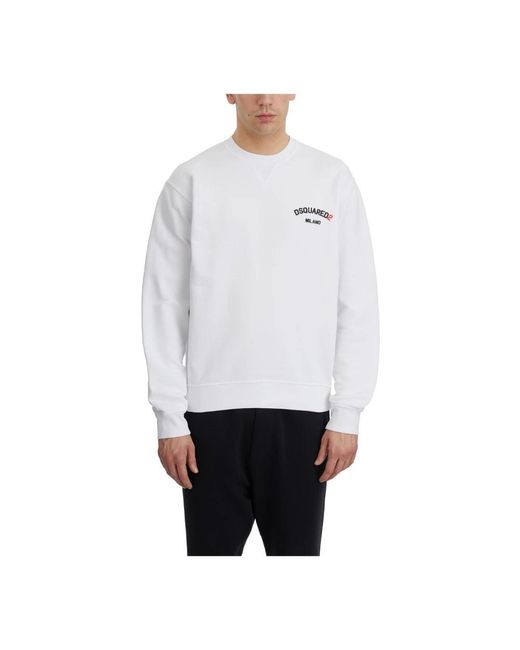 DSquared² White Sweatshirts for men