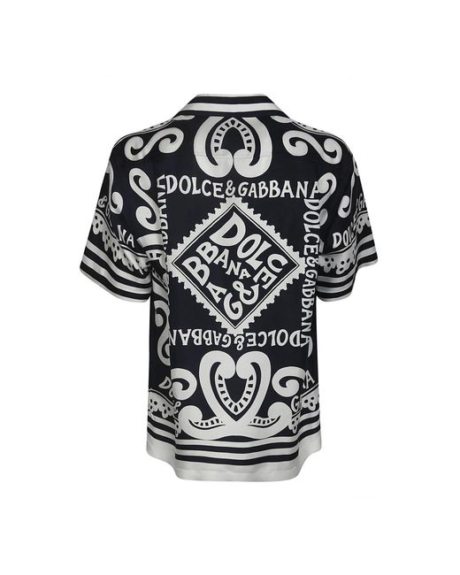 Shirts > short sleeve shirts Dolce & Gabbana pour homme en coloris Black