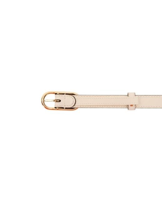 Gucci White Ledergürtel