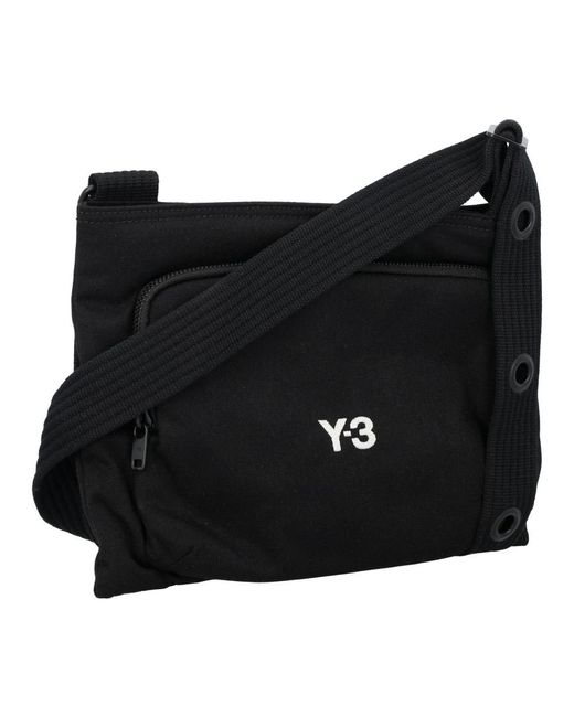 Y-3 Black Cross Body Bags