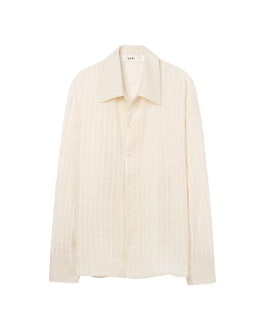 Séfr Ignacio Shirt in het Natural voor heren