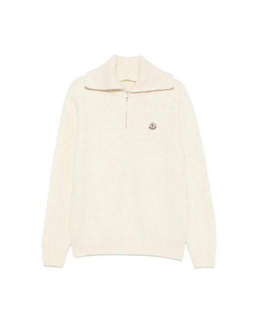 Moncler White Turtlenecks for men
