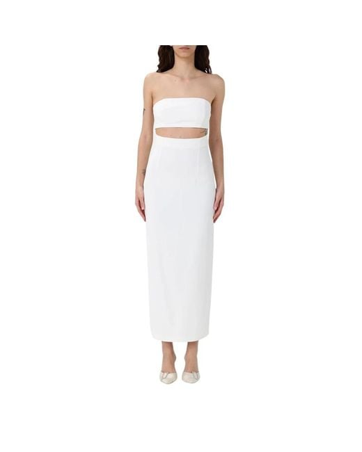 Midi Dresses Hanita de color White