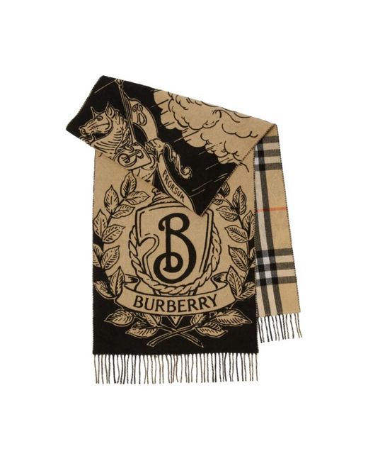 Burberry Winter Scarves in het Natural