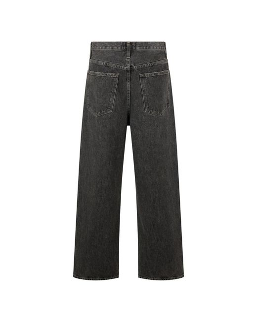 Agolde Gray Straight Jeans for men