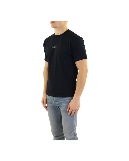 Stone Island T-Shirts in Black für Herren