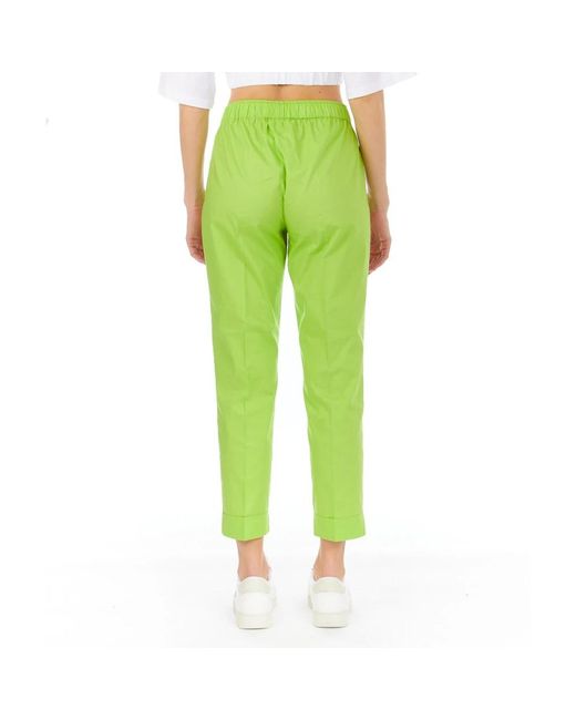 Trousers > cropped trousers Semicouture en coloris Green