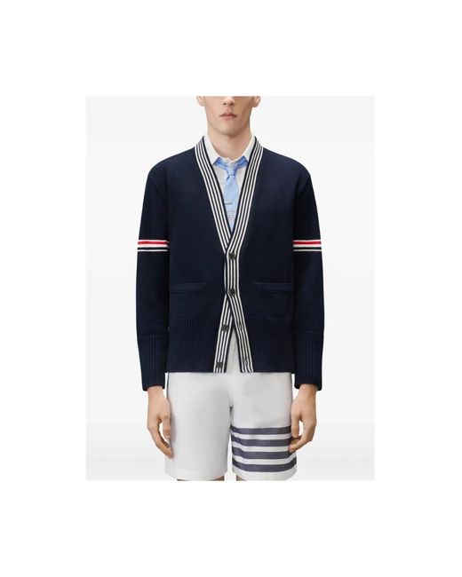 Cardigans Thom Browne de hombre de color Blue