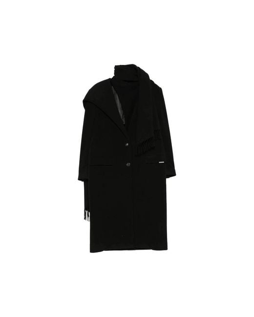 The Attico Black Single-Breasted Coats