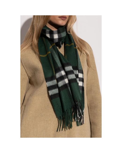 Burberry Green Winter Scarves