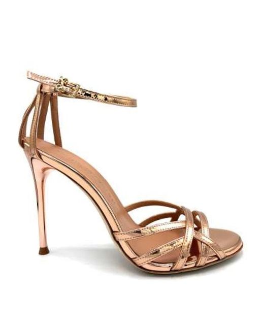 Sergio Levantesi Metallic High Heel Sandals