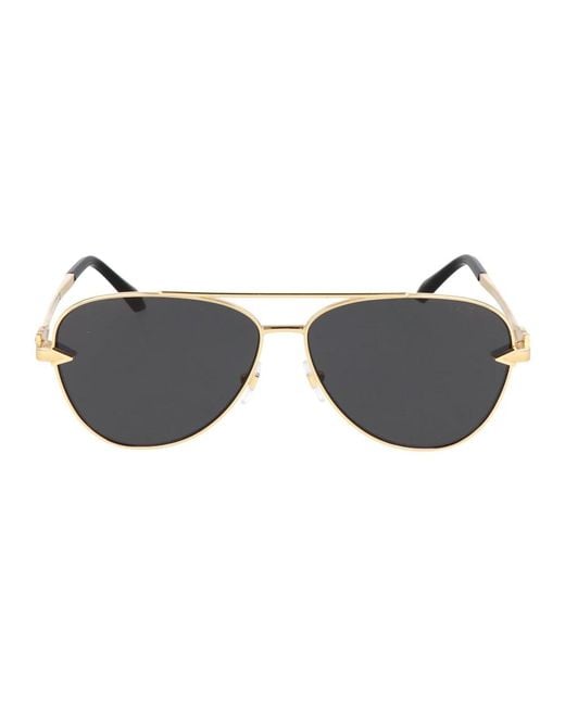 Versace Aviator Zonnebril in het Metallic
