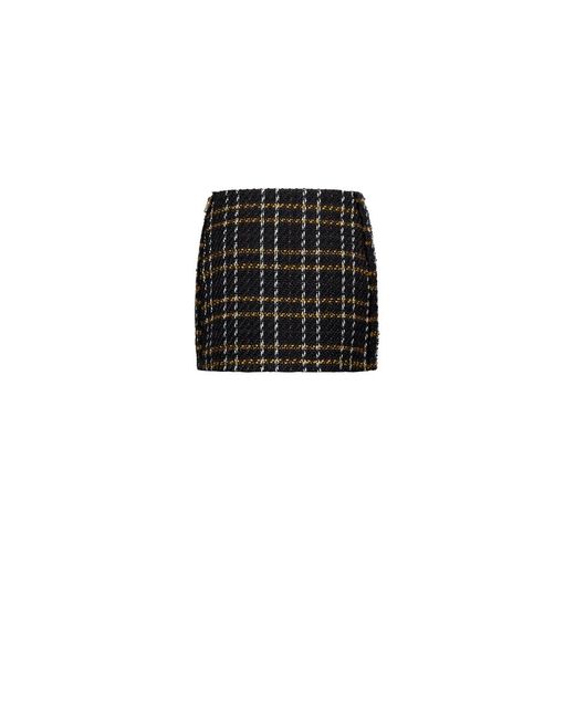 Silvian Heach Mini-Rok Met Ruitmotief in het Black