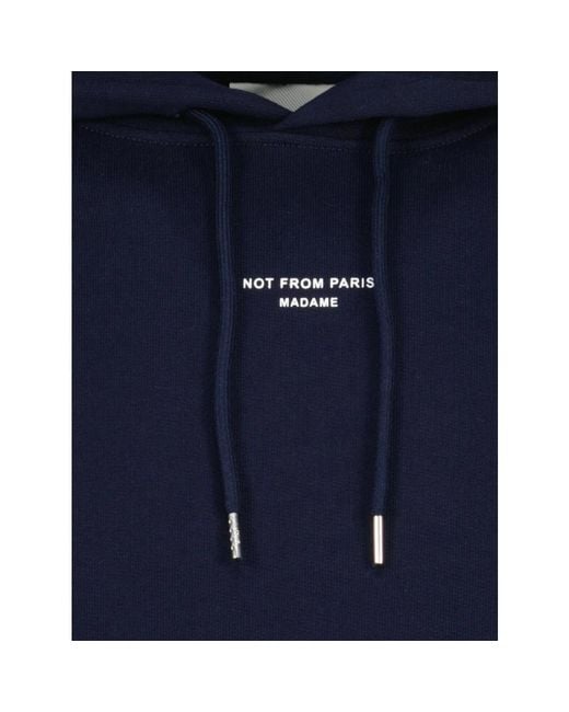 Drole de Monsieur Blue Hoodies for men