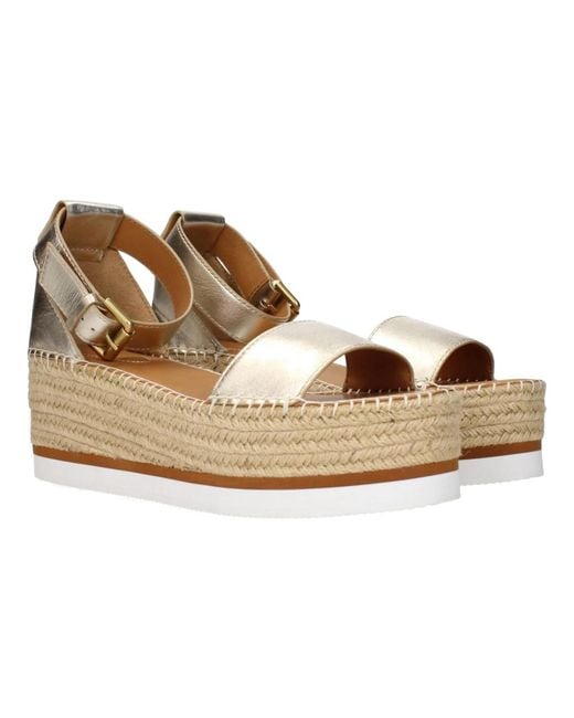 See By Chloé Metallic Wedges