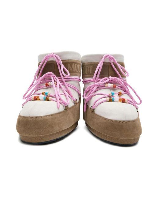 Moon Boot Pink Winter Boots