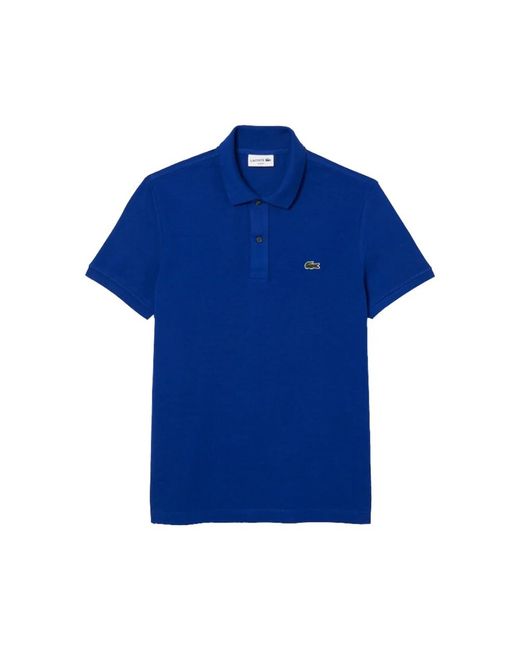 Lacoste Tops ,Blauw ,Katoen Polo Shirt Klassieke Stijl in het Blue voor heren