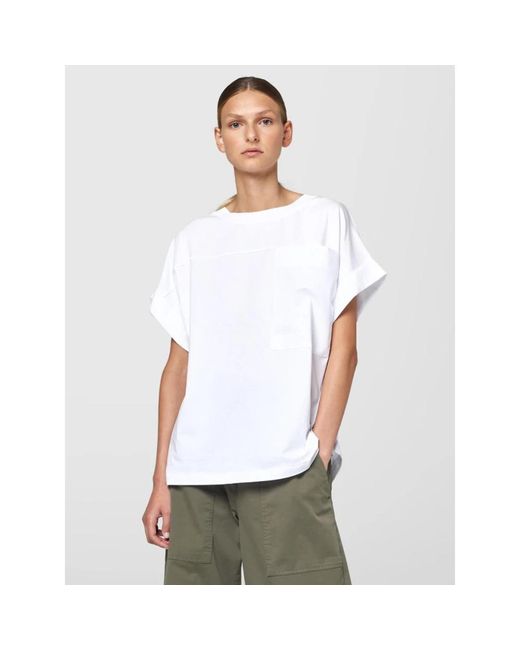 Alpha Studio Tops ,Wit ,Zak T-Shirt in het White