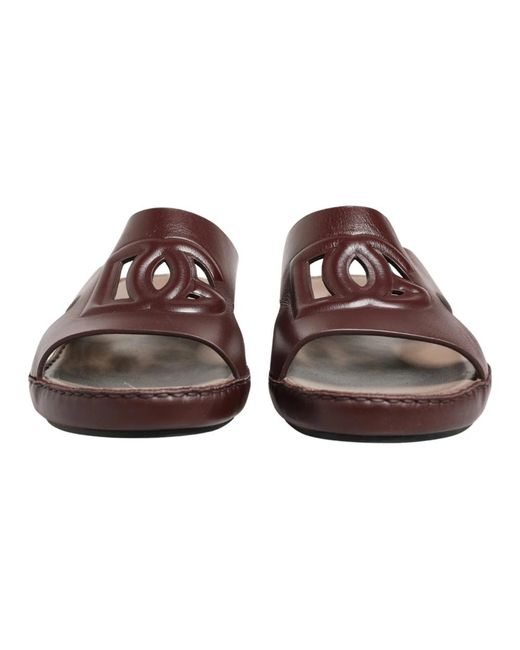 Dolce & Gabbana Brown Sliders for men