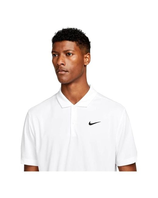Polos Nike pour homme en coloris Blanc