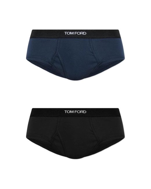 Tom Ford Twee-Pack Slips in het Black voor heren