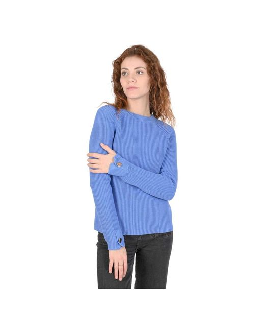 Hugo suéter mujer azul claro Boss de color Blue