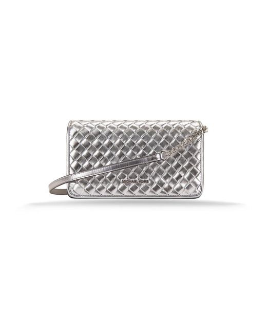Michael Kors Gray Cross Body Bags