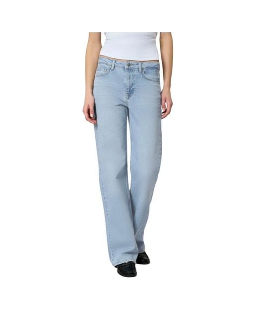 My Essential Wardrobe Blue Straight Fit Jeans