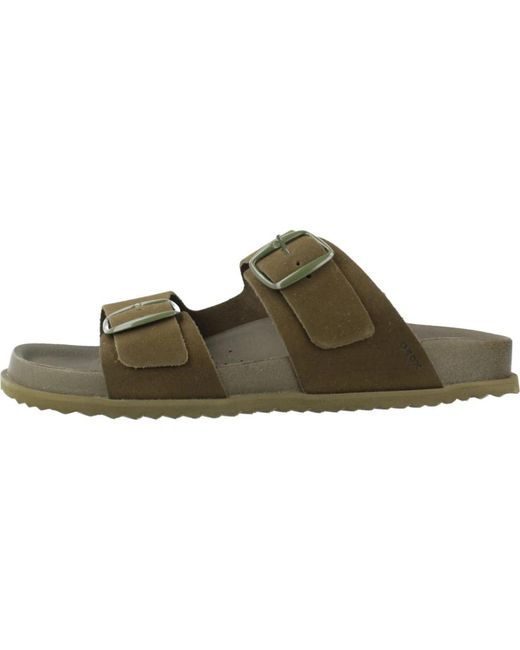 Sliders Geox en coloris Green