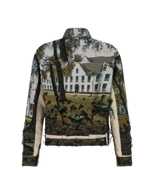 Junya Watanabe Green Denim Jackets for men