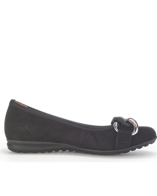 Gabor Blue Ballerina Shoes