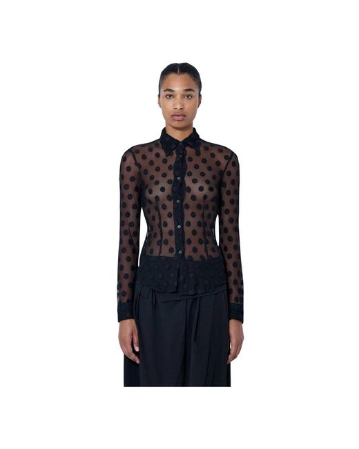 Dries Van Noten Black Blouses