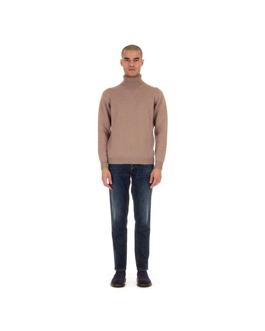Turtlenecks Roberto Collina de hombre de color Brown