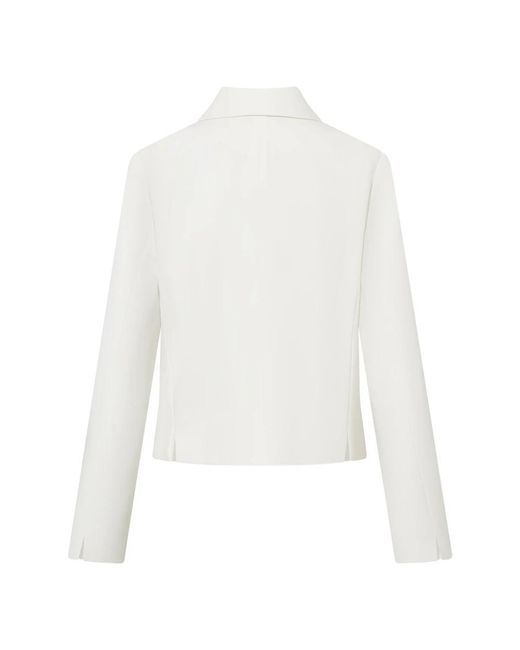 Windsor. Jassen ,Wit ,Polyester Ds 530 Stijlvolle Cameratas in het White
