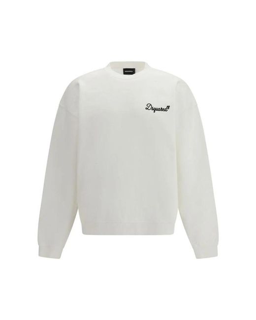DSquared² White Sweatshirts for men