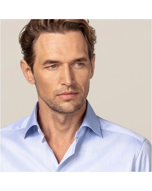 Eton of Sweden Blue Formal Shirts for men